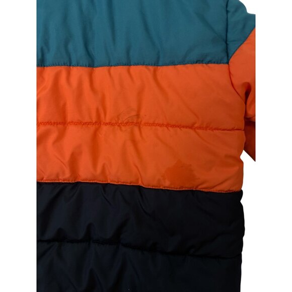 OshKosh Bgosh Kids Unisex Winter Jacket Size M 5-6 Hooded Colorblock Design READ - Picture 8 of 10
